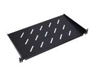 ExtraLink Półka do szaf wiszących 19" 250MM 1U (czarna) - 492982 - zdjęcie 1